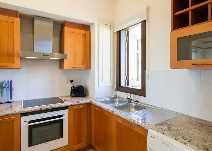 Lägenhet 1 Bedroom Nesoi With Sea And Golf Views, Aphrodite Hills